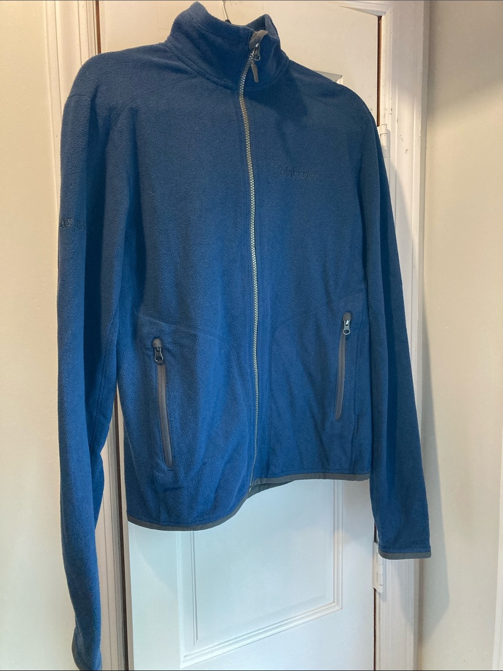Marmot Navy Full-Zip Lightweight Fleece Jacket